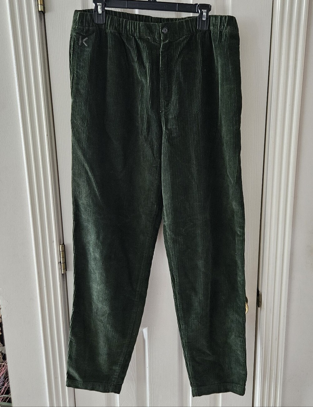 Kenzo Dark Forest Green Corduroy Men’s Pants, Sz XL, NWT, MSRP $300-$500+